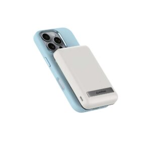 Stuffcool Lucid Plus Magnetic Wireless Powerbank with Stand for AirPods Pro